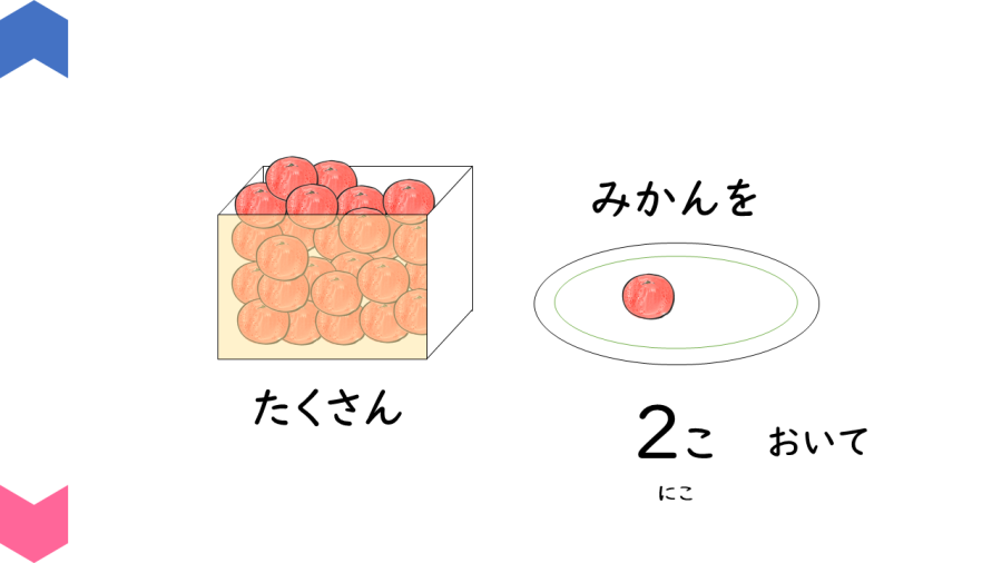 04018[算数]みかんをおいて